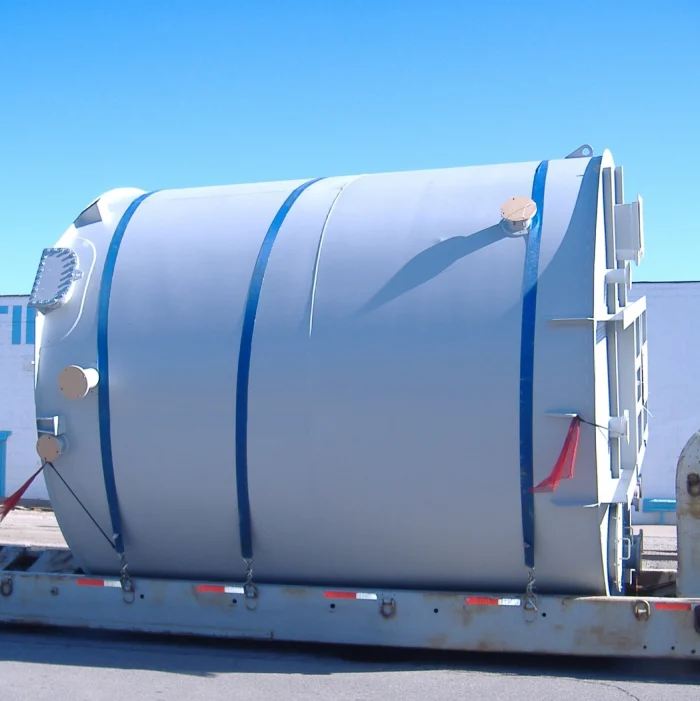 Slurry tank with abrasion-resistant lining